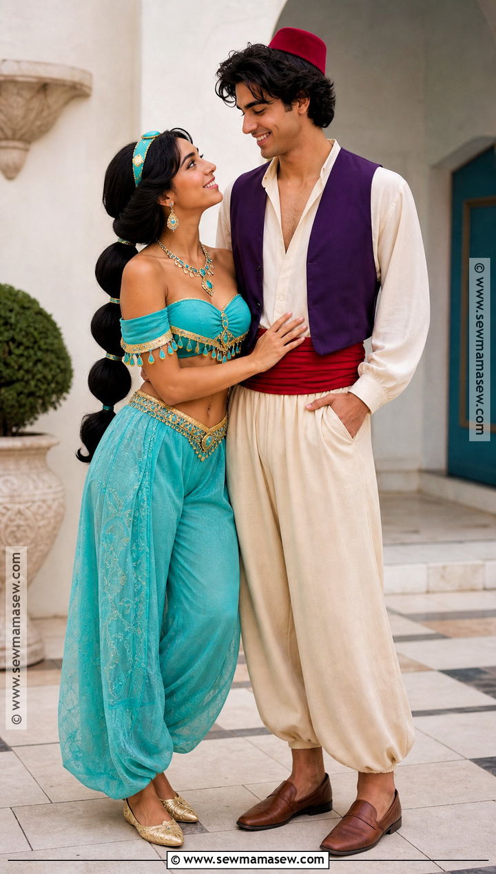 Jasmine And Aladdin Couple Costume - 35 Jasmine Princess Costume Ideas