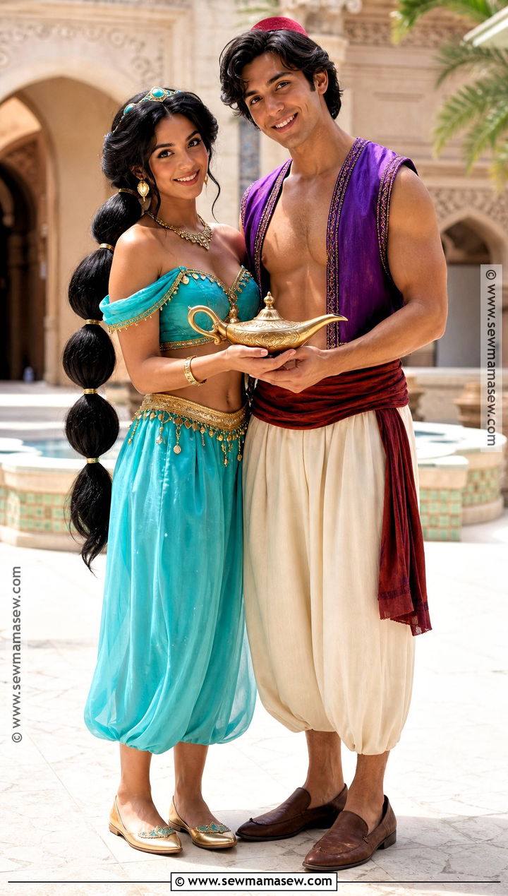 Jasmine And Aladdin Couple Costume - 35 Jasmine Costume Ideas