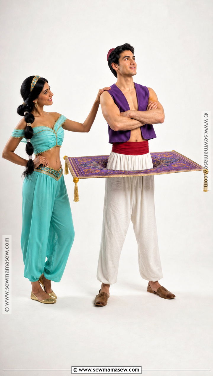 Jasmine And Aladdin Magic Carpet Costume - 35 Jasmine And Aladdin Costumes