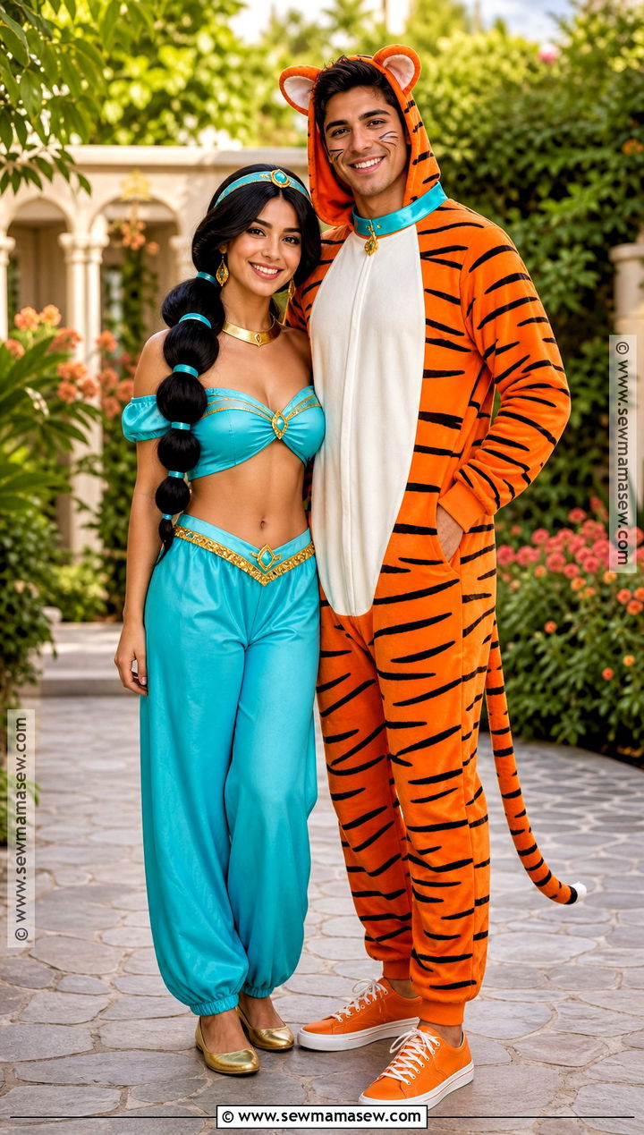 Jasmine And Rajah Duo Costume - 30 aladin costume ideas