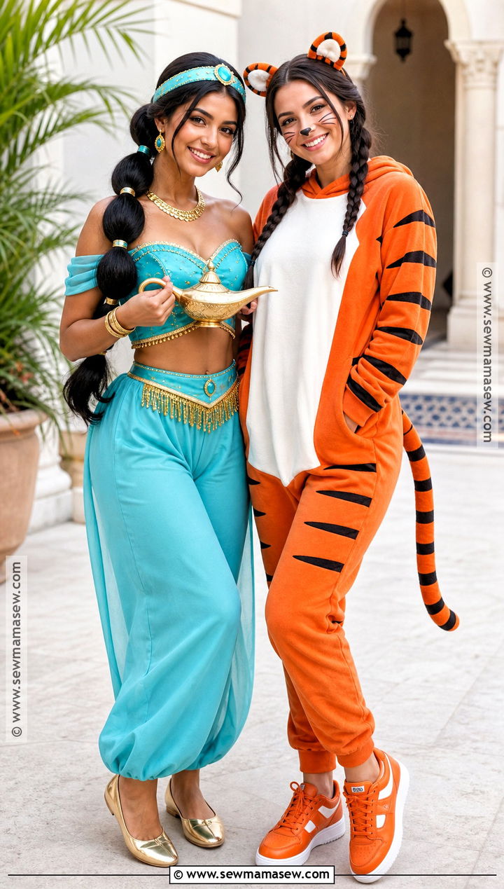 Jasmine And Tiger Duo Costume - 35 Jasmine Princess Costume Ideas