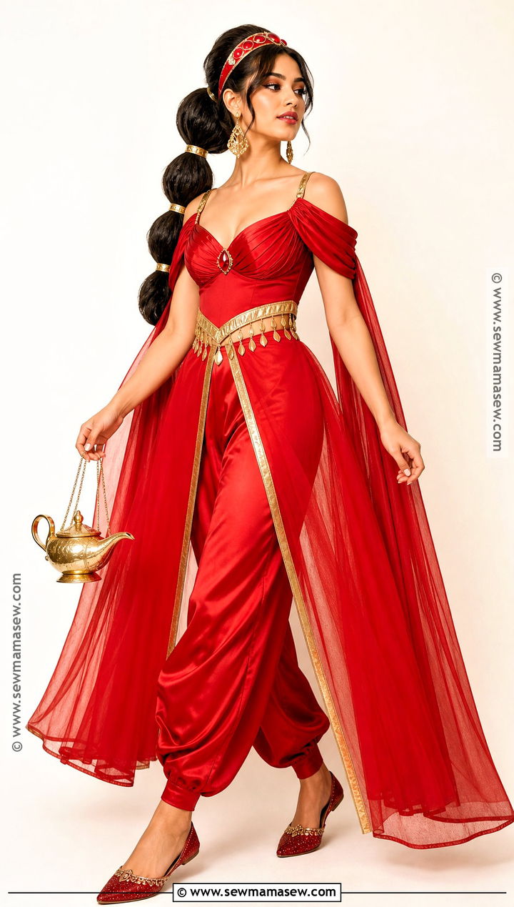 Jasmine Red Palace Costume - 45 disney princess costumes
