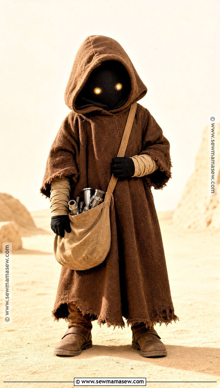 Jawa Costume With Brown Hood - 30 Easy Star Wars Costumes