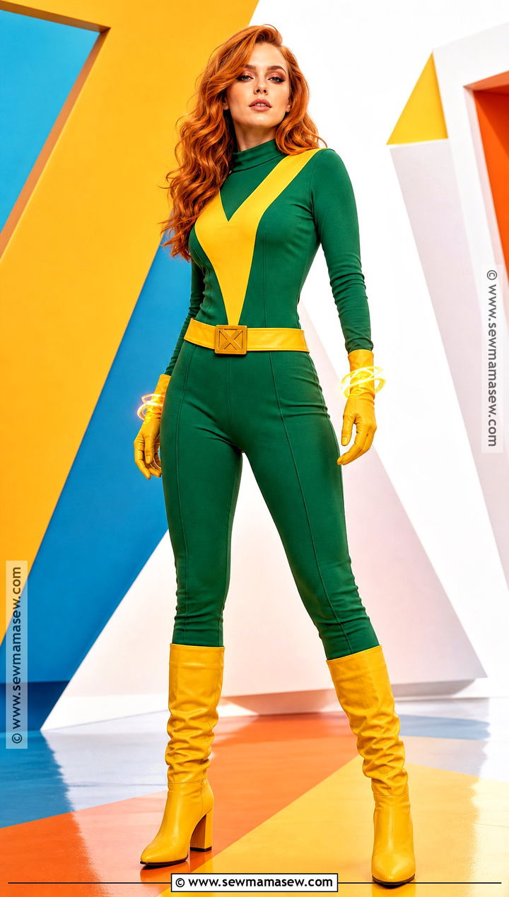 Jean Grey Costume - 30 ginger hair halloween costume ideas