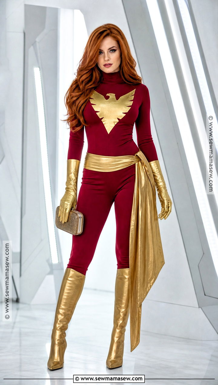 Jean Grey Costume - 40 ginger halloween costumes