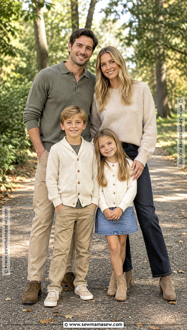 Jeans And Knitwear September Family Picture Outfits - 15 family pictures september outfits
