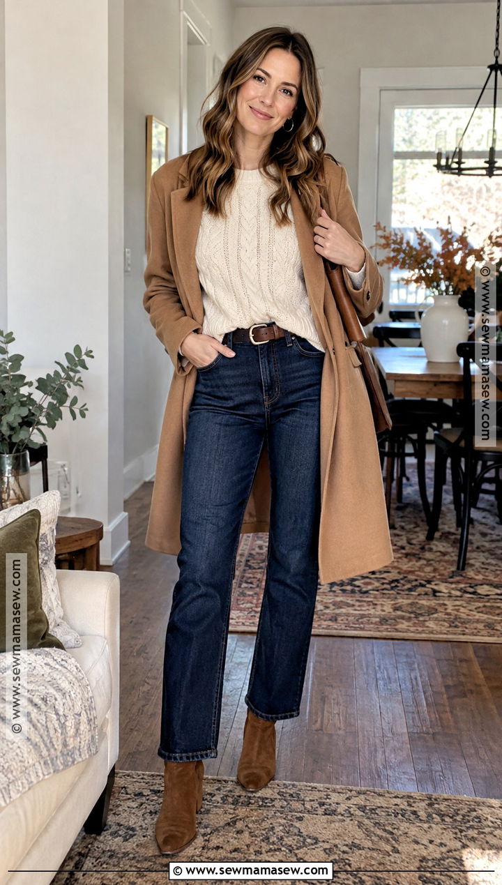 Jeans And Sweater Thanksgiving Outfit - 15 Thanksgiving Pants Outfit