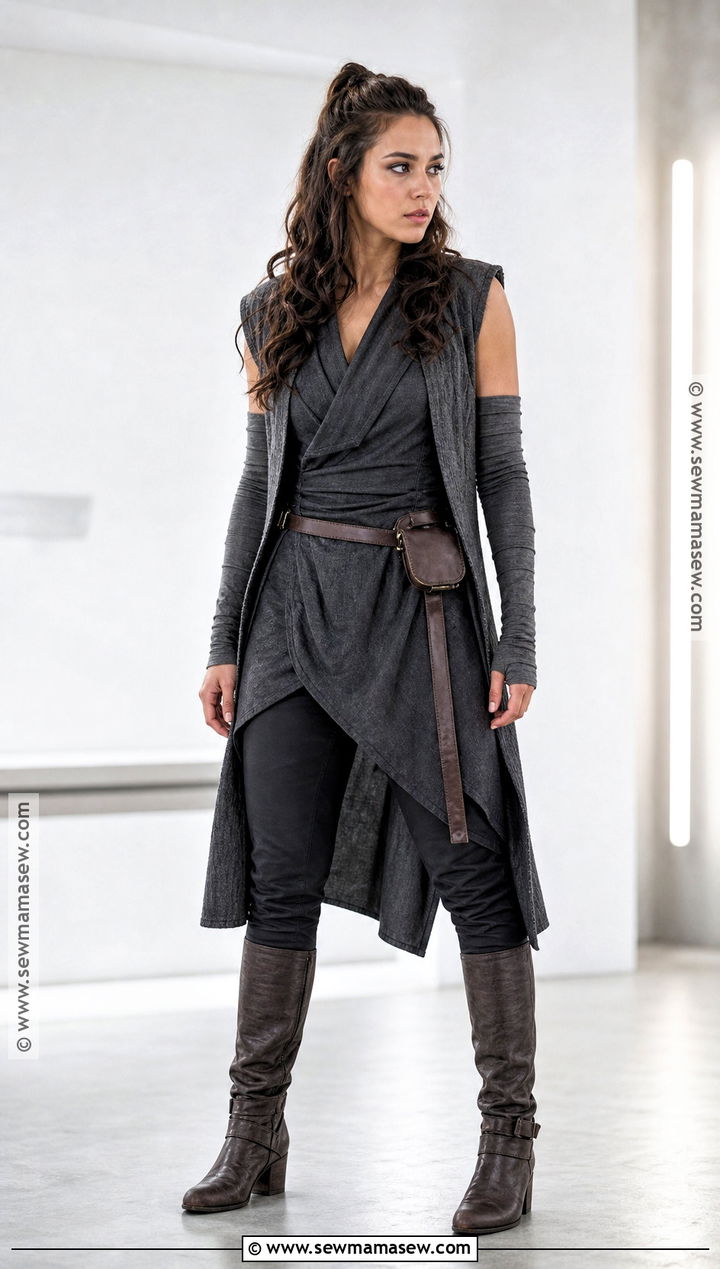 Jedi Training Rey Costume - 30 Rey Star Wars Costume Ideas