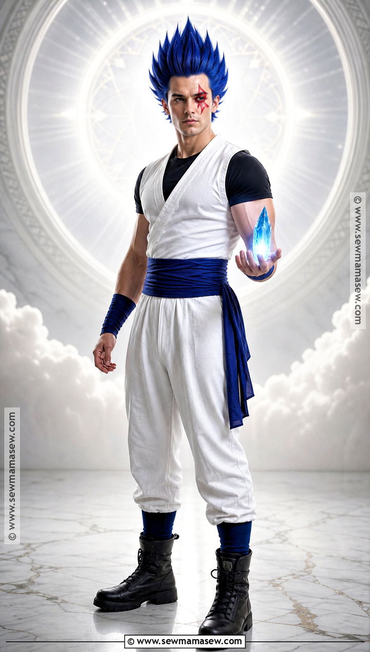 Jellal Fernandes Cosplay With Spiky Blue Hair - 30 blue hair cosplay ideas