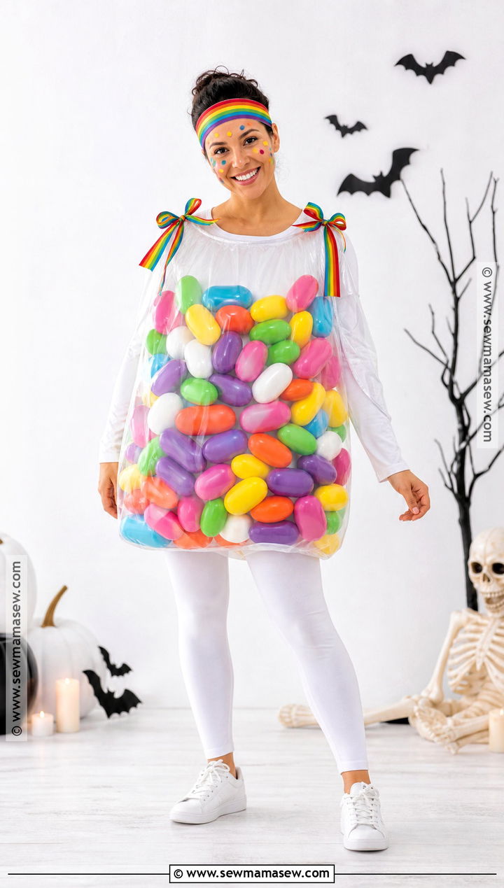 Jelly Bean Bag Costume - 35 candy costume ideas