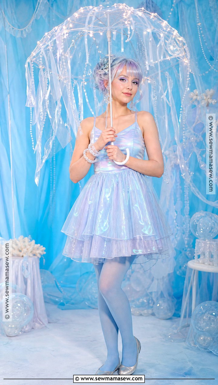 Jellyfish Costume With Light Up Umbrella - 30 Halloween Costumes Solo for Women