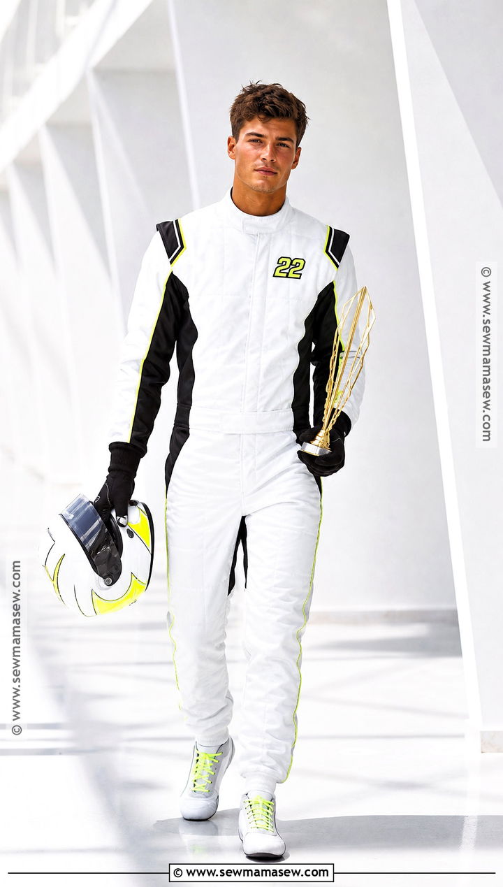 Jenson Button Brawn Driver Costume - 30 F1 Driver Halloween Costume Ideas