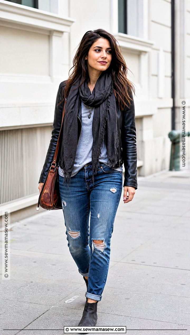 Jessica Jones Costume With Leather Jacket - 35 Super Hero Costumes for Women