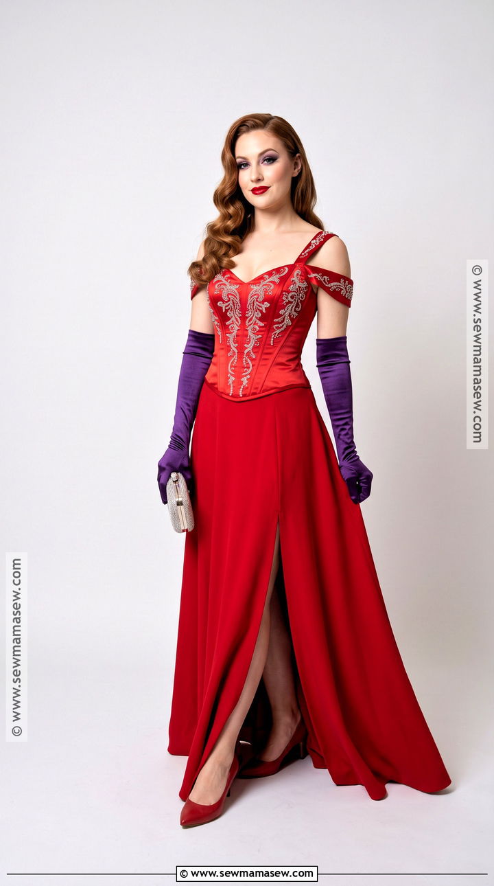 Jessica Rabbit Red Corset Costume - 35 Red Corset Costume Ideas