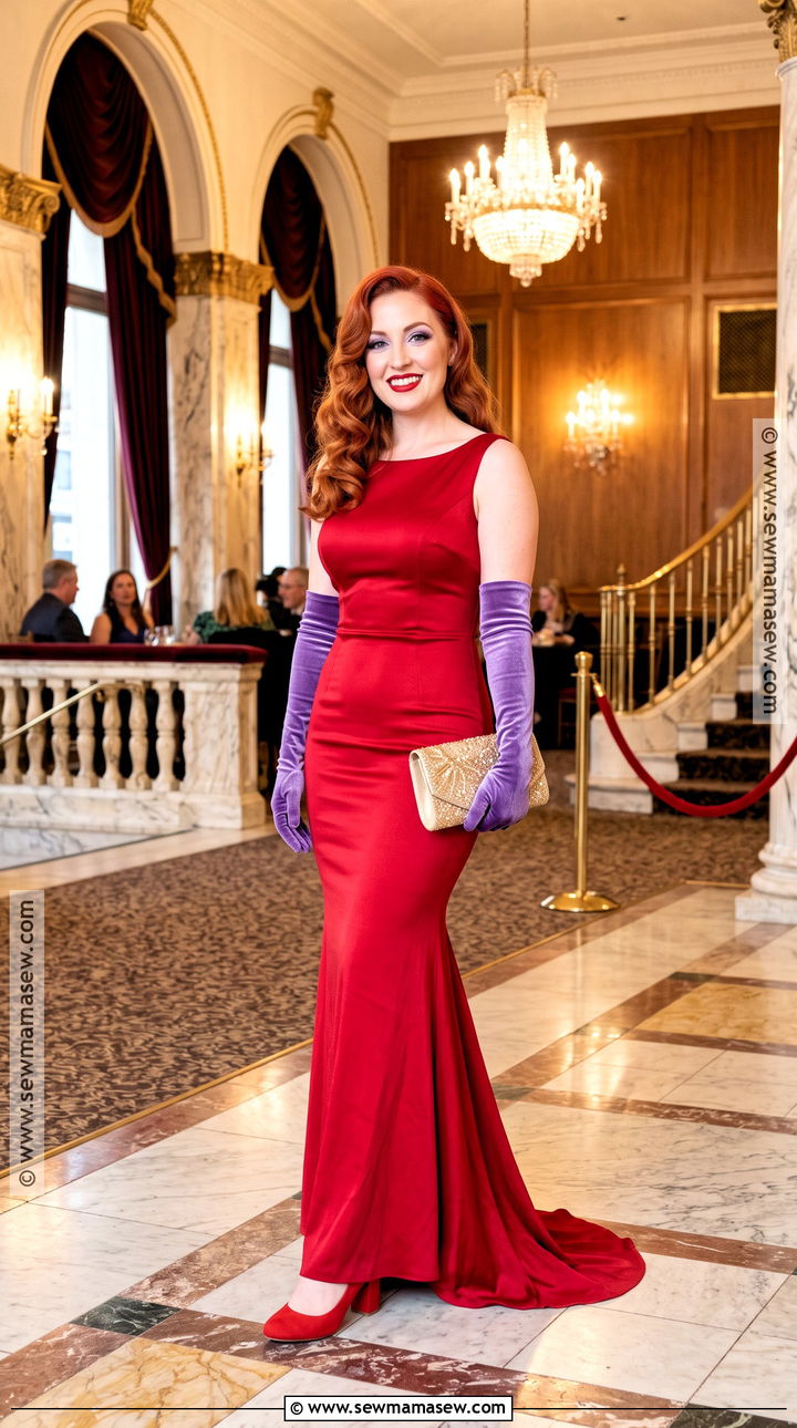 Jessica Rabbit Red Gown Costume - 35 red dress halloween costume ideas