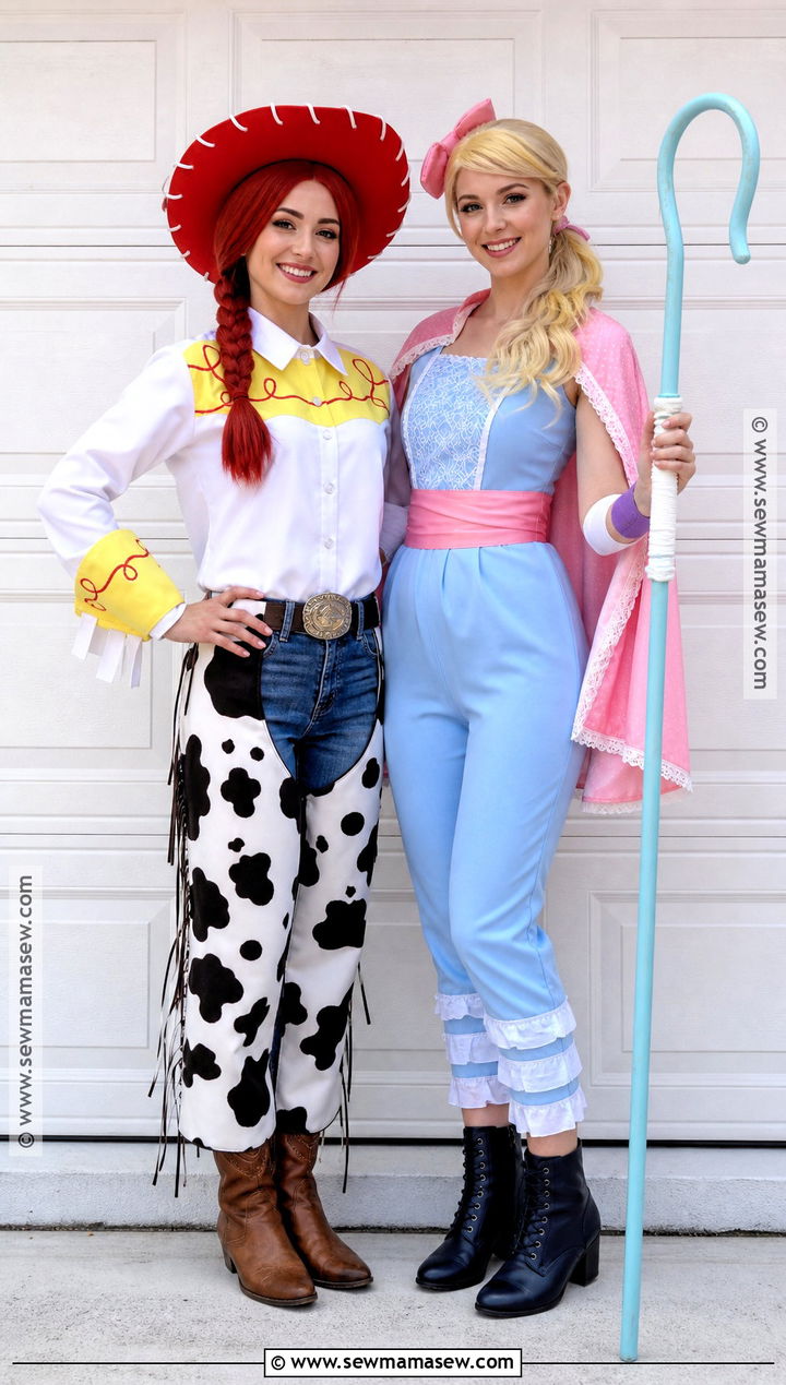 Jessie And Bo Peep Duo Costume - 40 toy story halloween costumes