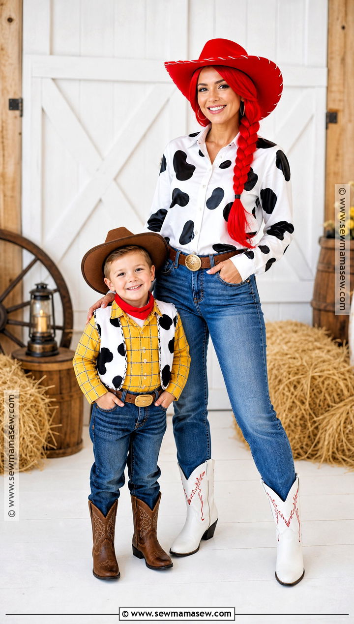 Jessie And Woody Costume - 30 mom and son costume ideas