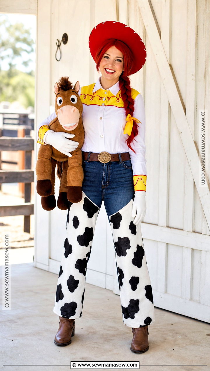 Jessie Costume With Cow Print Chaps - 35 disney costume ideas