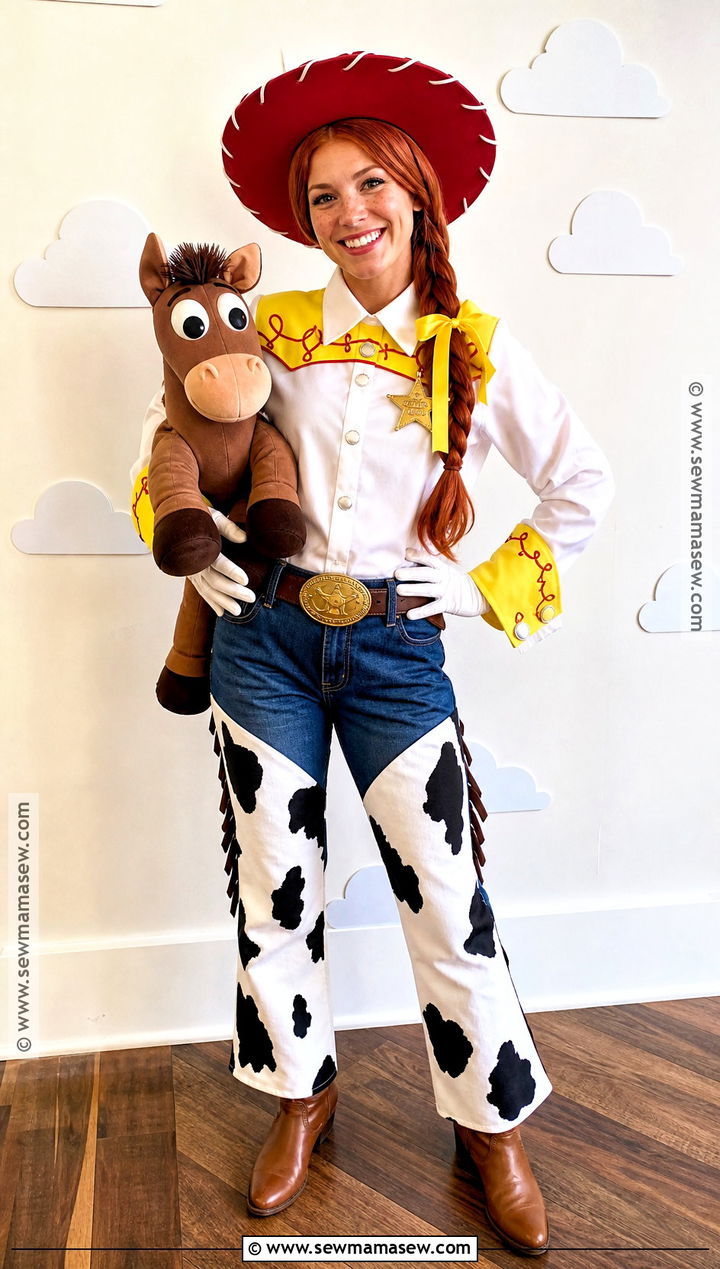 Jessie Costume With Plush Horse Prop - 30 Jessy Toy Story Costume Ideas for Women