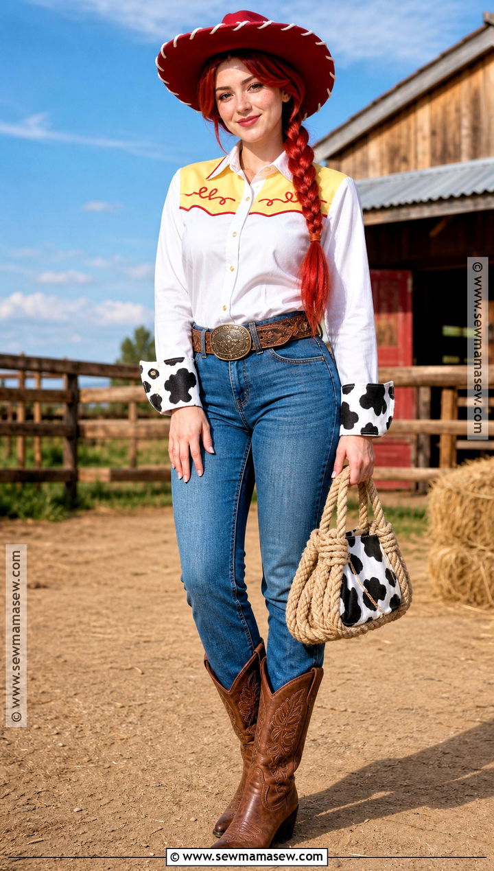 Jessie Costume With Red Cowboy Hat - 40 disney costume ideas