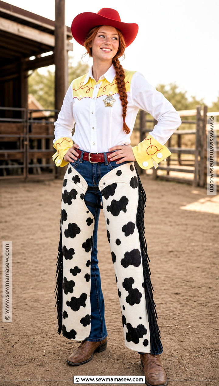 Jessie Costume With Red Cowboy Hat - 30 Simple Disney Costumes