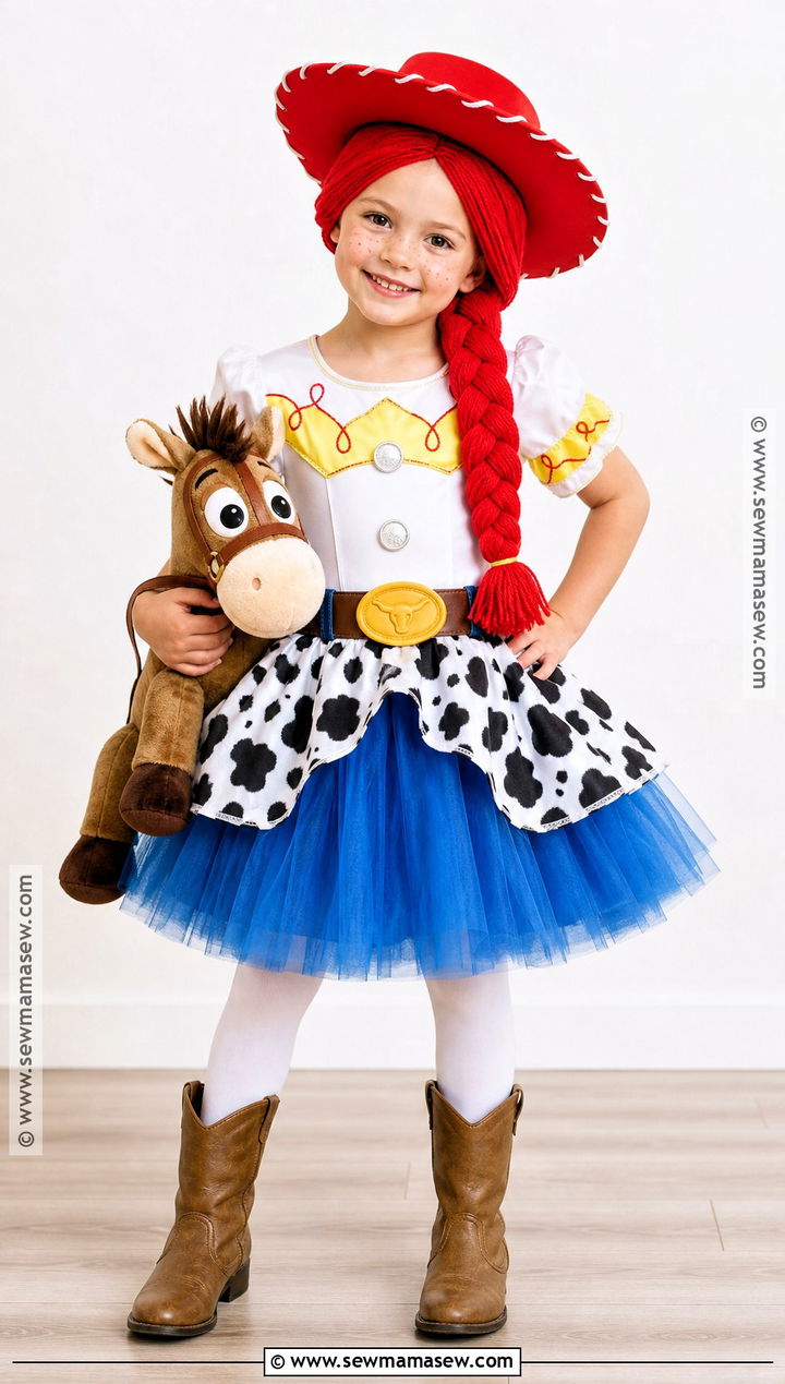 Jessie Costume With Tutu Skirt - 30 jessie toy story halloween costume ideas