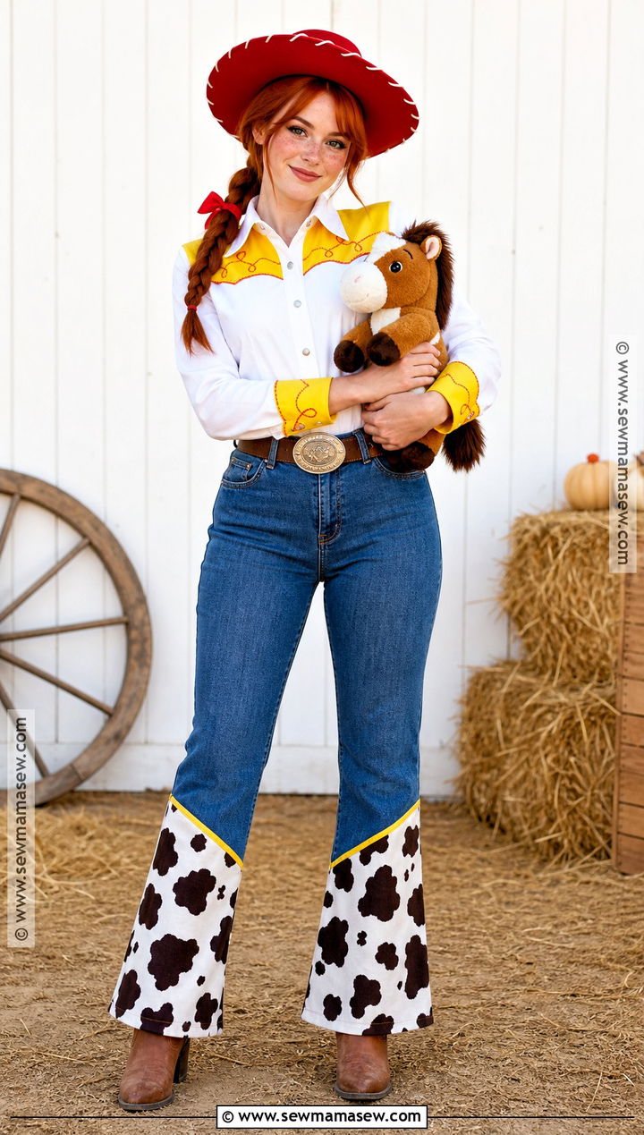 Jessie Cowgirl Costume - 30 red hair halloween costumes ideas