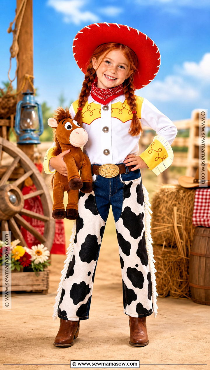 Jessie Cowgirl Costume For Girls - 30 girl halloween costumes for kids