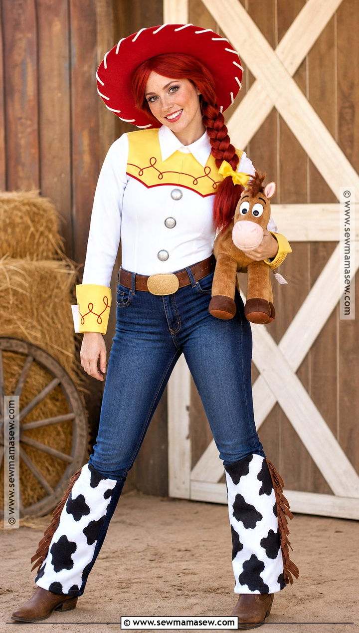 Jessie Cowgirl Costume With Red Hair - 30 halloween costumes with red hair