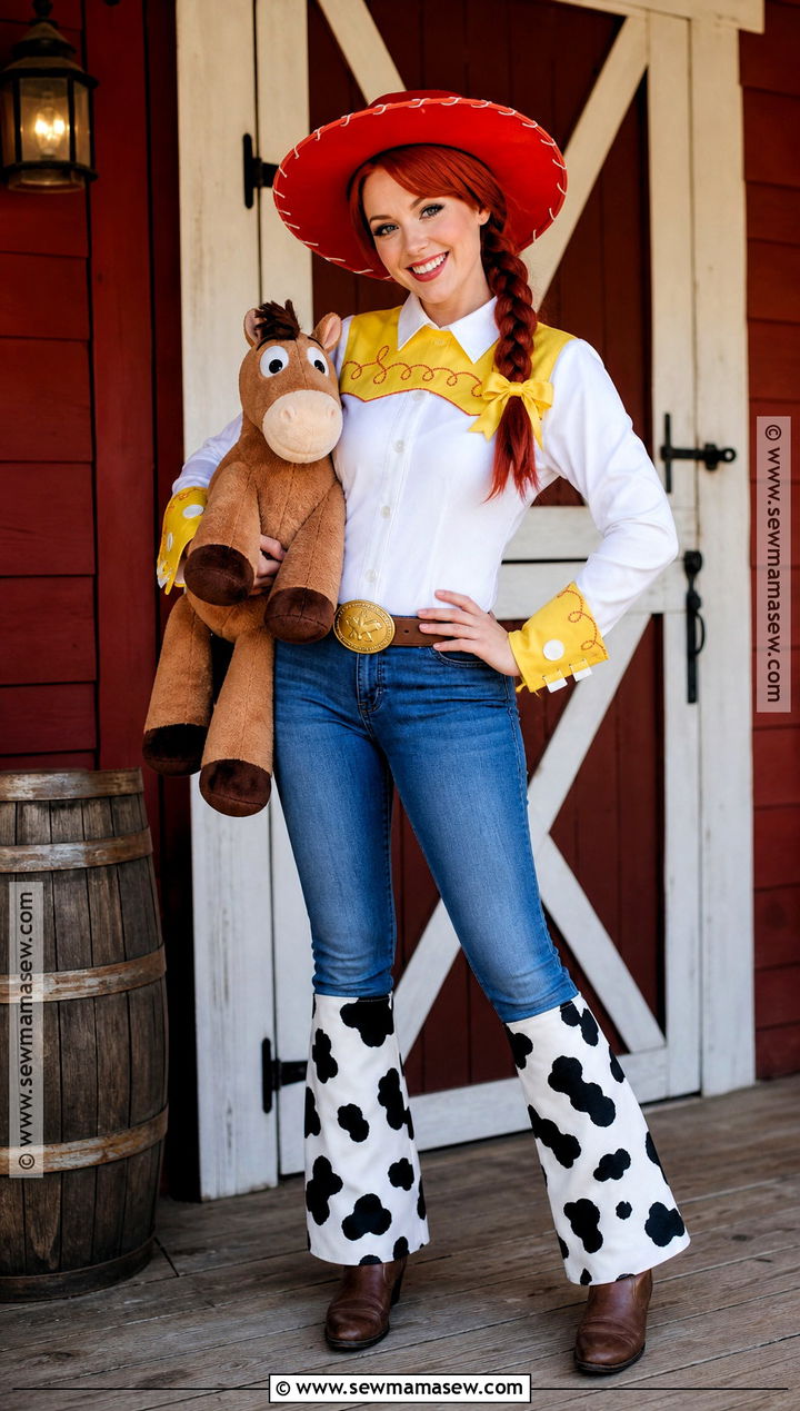 Jessie Cowgirl Costume - 30 characters with red hair costumes