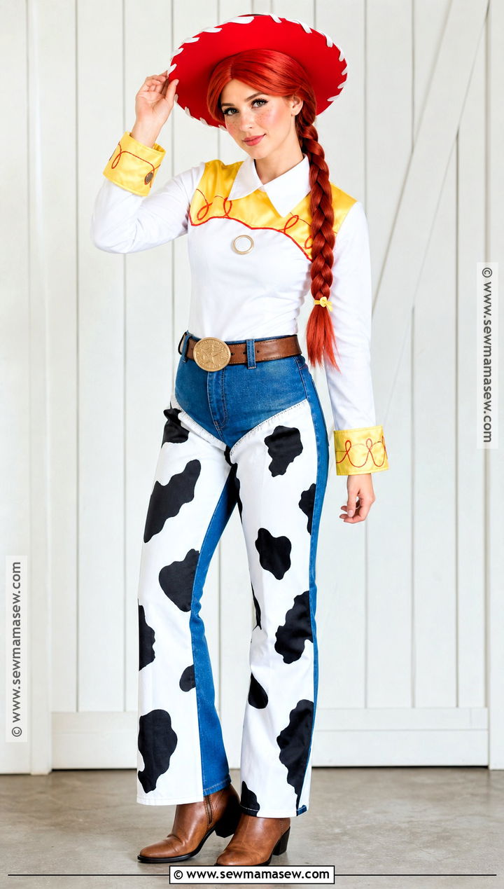 Jessie Doll Costume With Pull String Detail - 30 jessie toy story halloween costume ideas