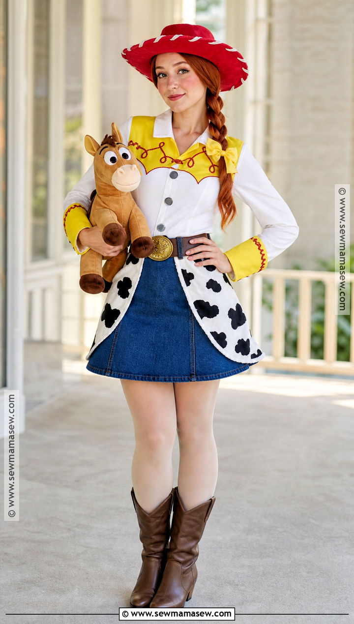 Jessie Toy Story Costume With Denim Skirt - 35 jesse toy story costume ideas