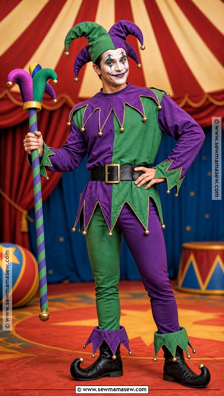 Jester Circus Clown Costume - 30 circus clown costume ideas
