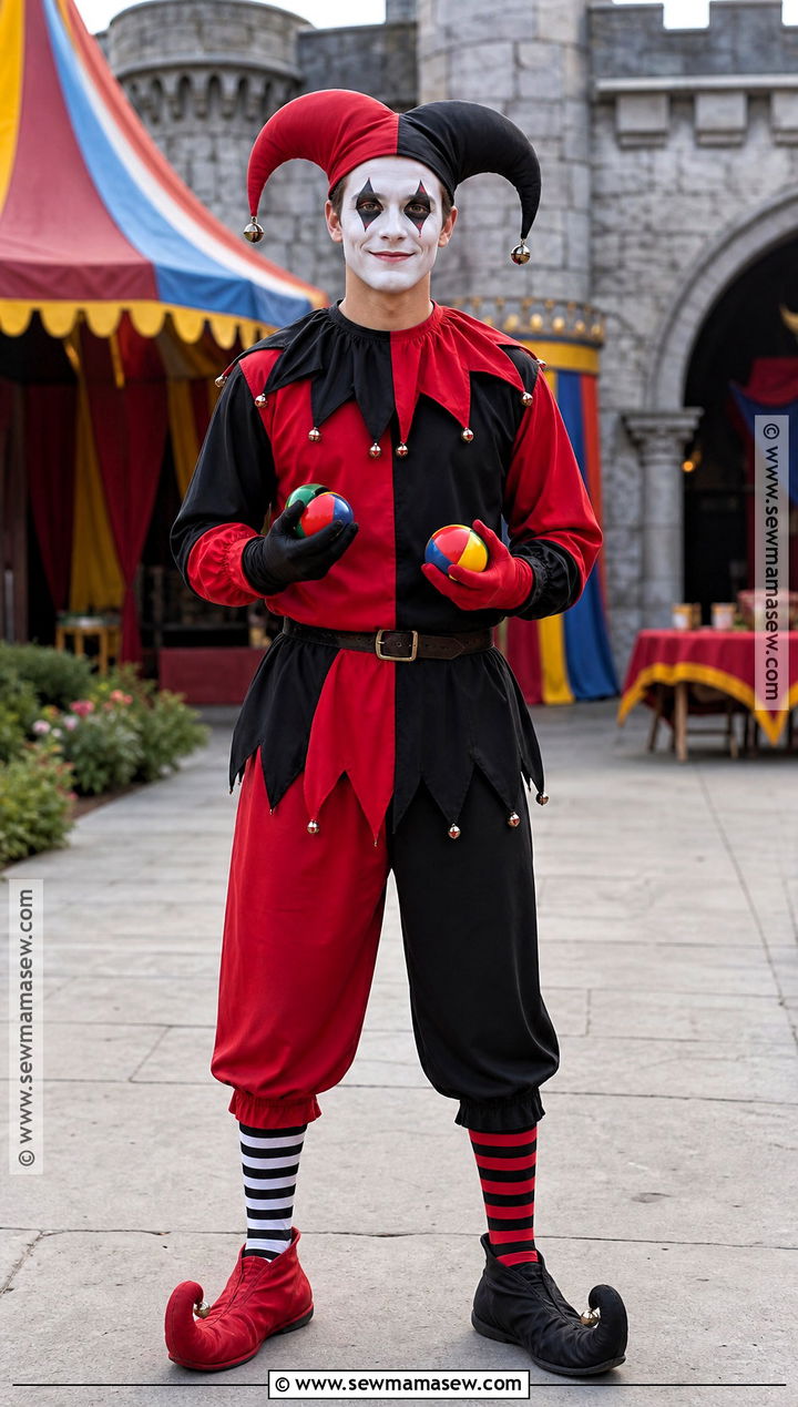 Jester Clown Costume - 30 Clown Costume Ideas for Men