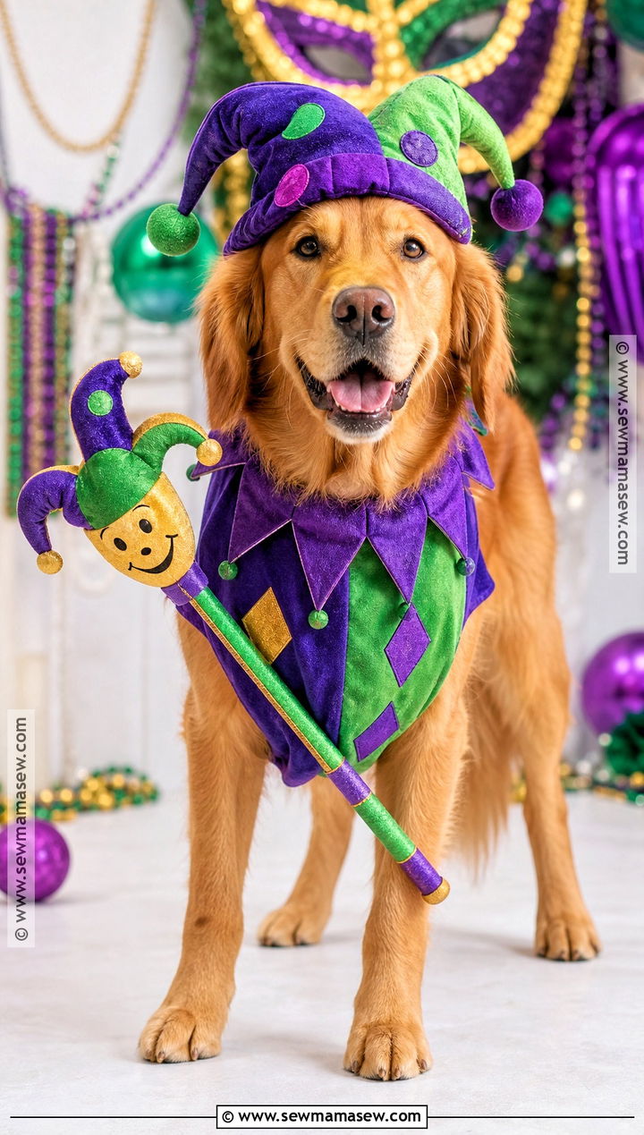 Jester Dog Halloween Costume - 45 dog halloween costumes
