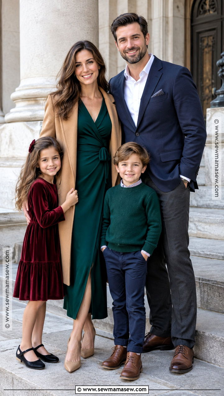 Jewel Tone Fall Family Outfit - 15 fall family outfits 2026