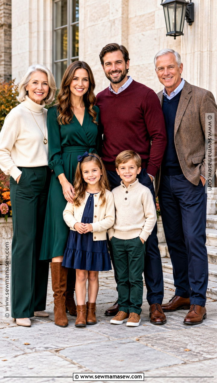 Jewel Tone Fall Family Photo Outfits - 15 Fall Family Photos Outfit Ideas