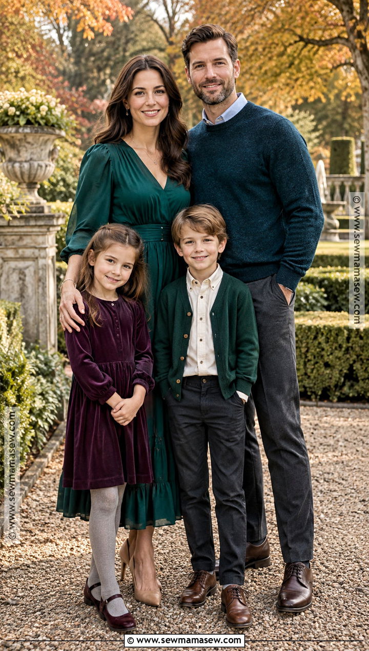 Jewel Tone Fall Family Photo Outfits - 15 fall photography family outfits