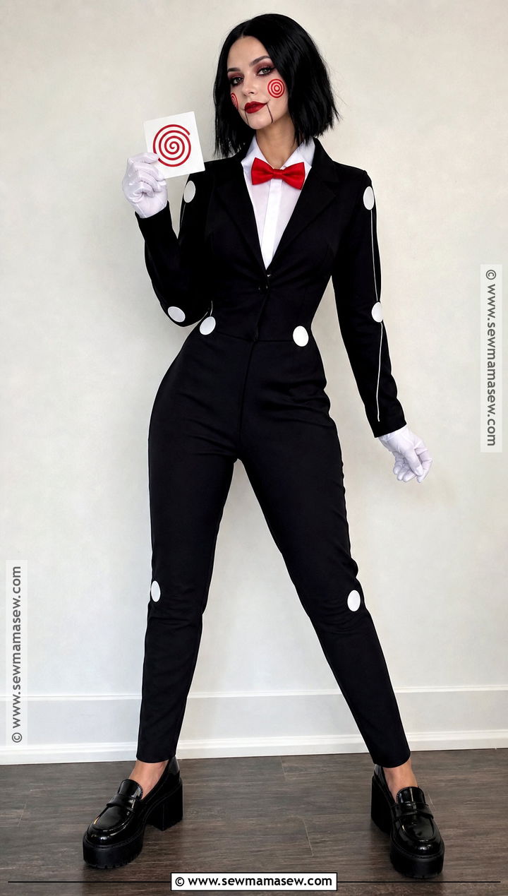 Jigsaw Costume With Black Jumpsuit - 40 jigsaw costume ideas for women