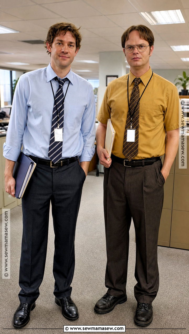 Jim And Dwight Office Duo Costume - 30 tv show halloween costumes