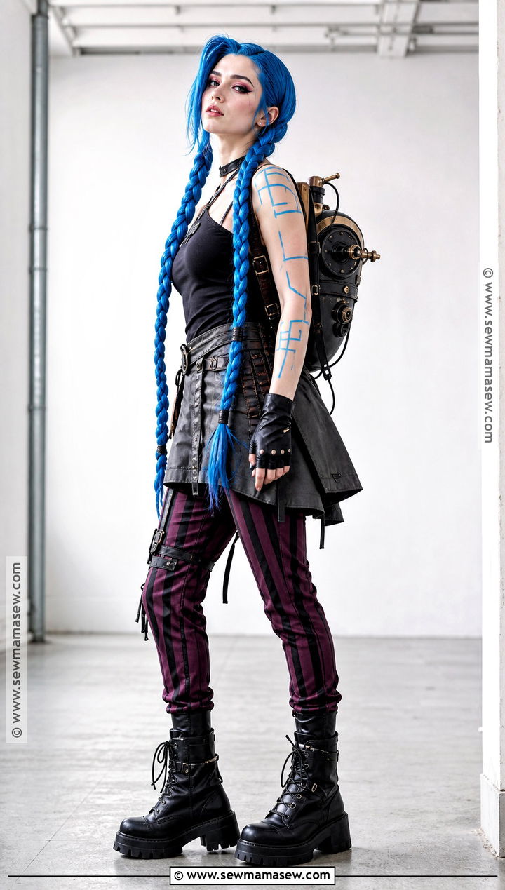 Jinx Halloween Costume - 35 blue hair halloween costumes ideas