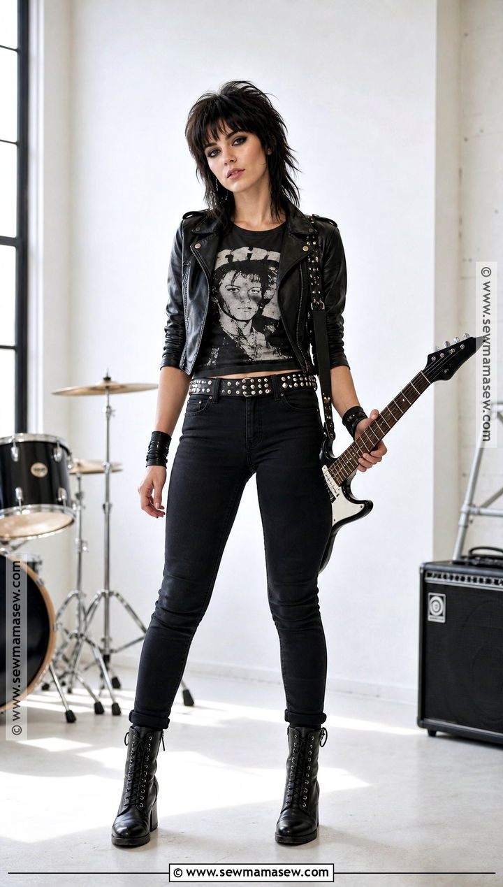 Joan Jett Inspired 80s Costume - 35 80S Costume Ideas for Women