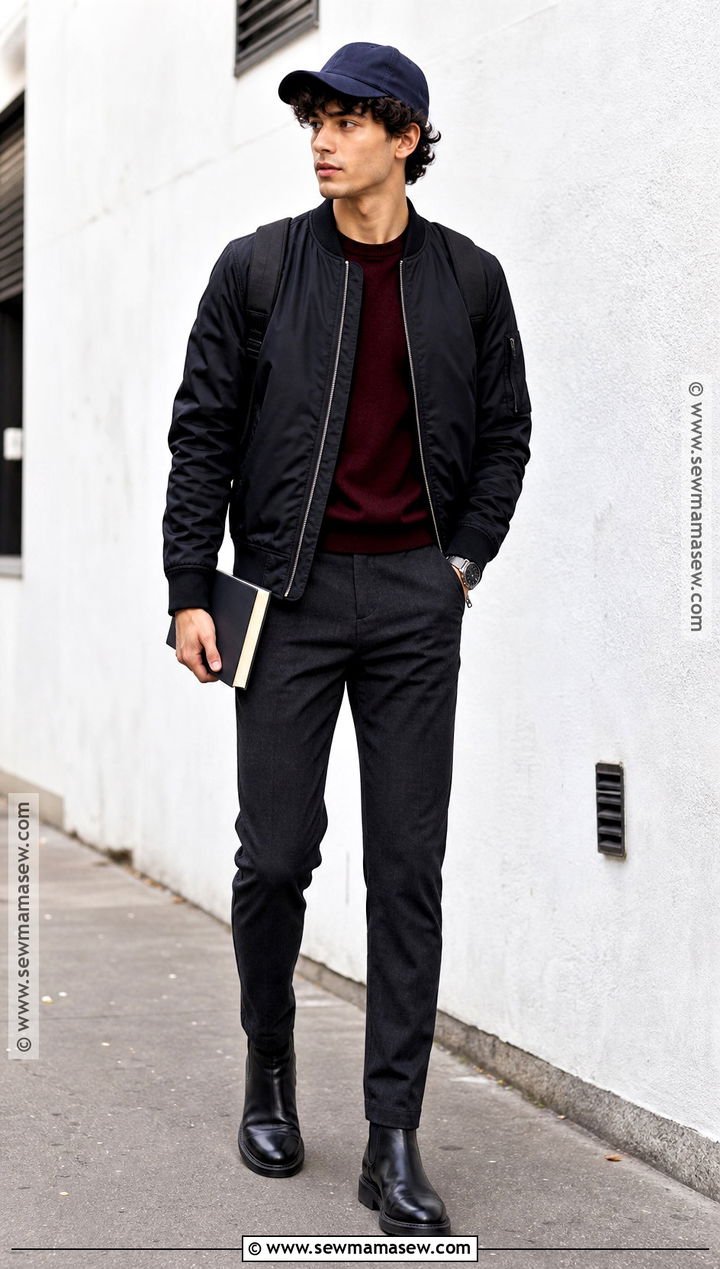 Joe Goldberg Black Bomber Jacket Costume - 30 joe goldberg costume ideas