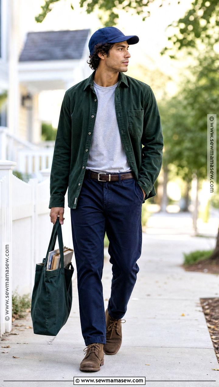 Joe Goldberg Green Overshirt Costume - 30 joe goldberg costume ideas