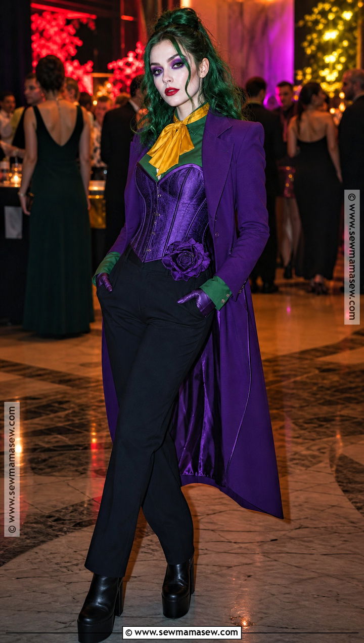 Joker Corset And Pants Costume - 30 Halloween Costumes Joker for Women