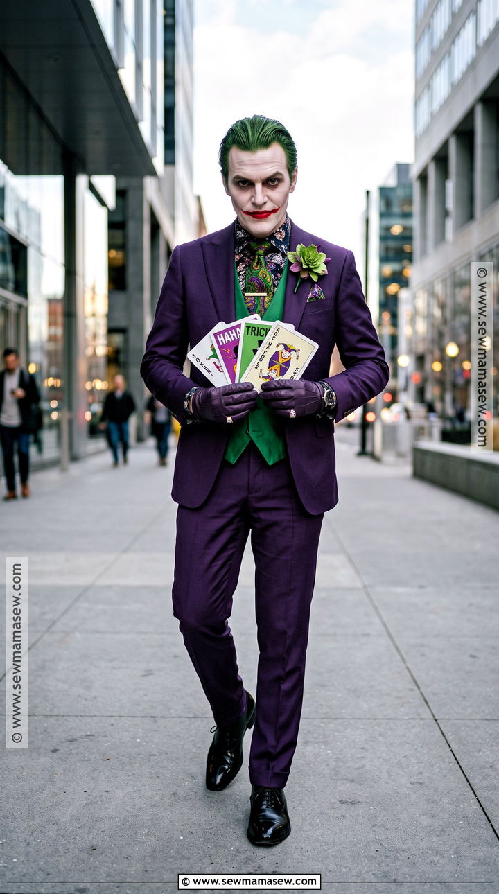Joker Costume With Purple Suit - 30 Villain Costume Ideas