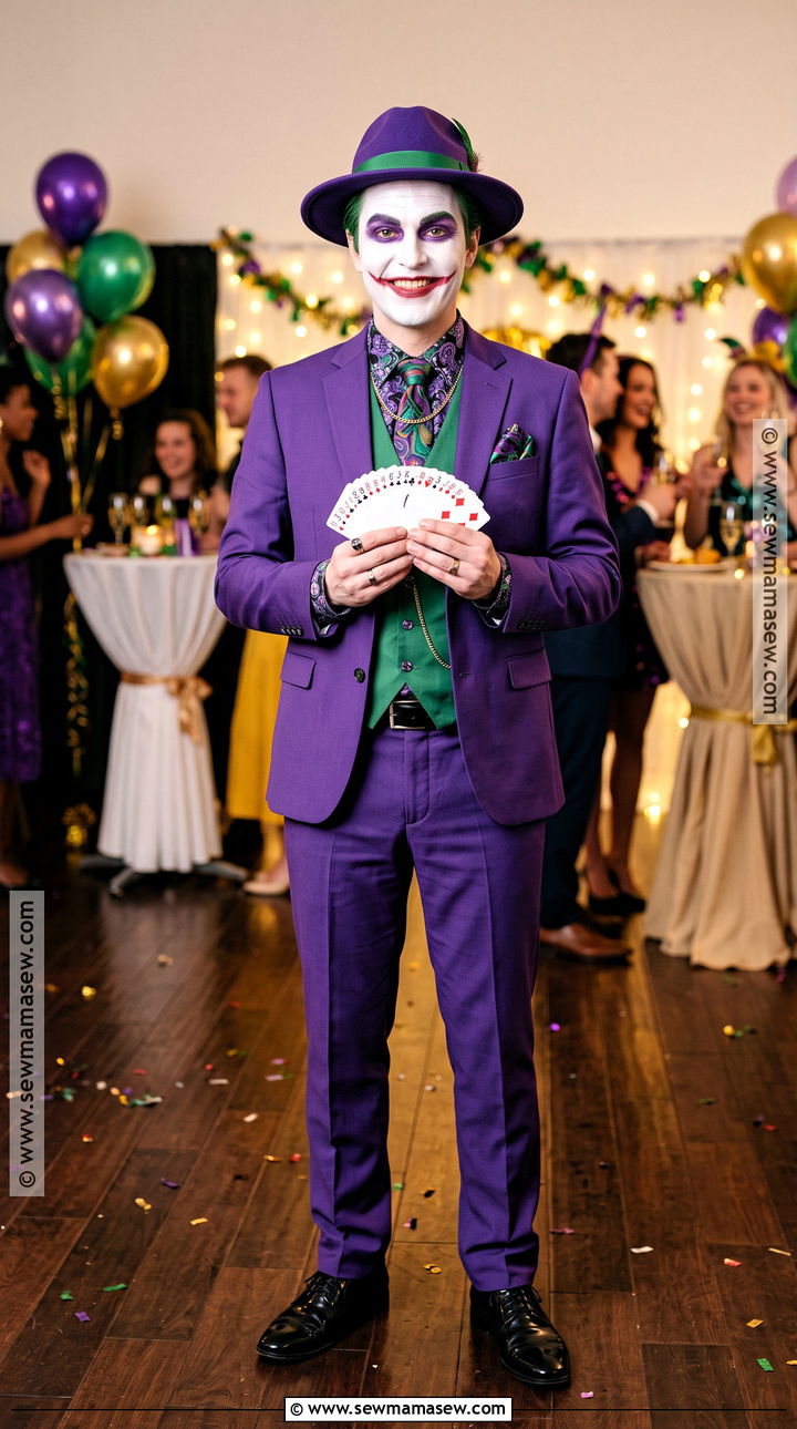 Joker Costume With Slick Green Hair - 30 green hair halloween costumes