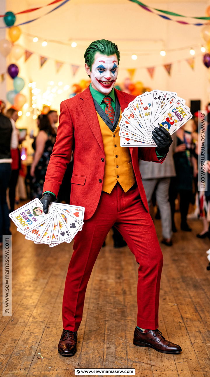 Joker Costume With Slick Green Hair - 30 green hair costume ideas