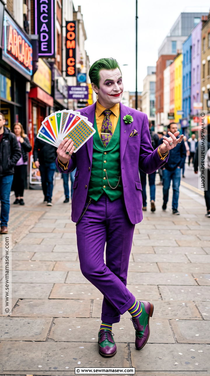 Joker Purple Suit Costume - 45 male halloween costumes