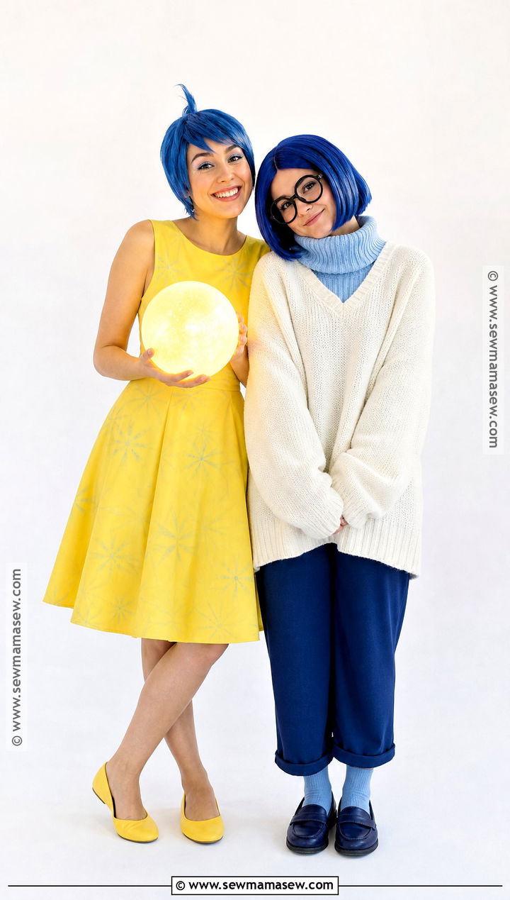 Joy And Sadness Best Friend Costume - 40 matching costumes for best friends